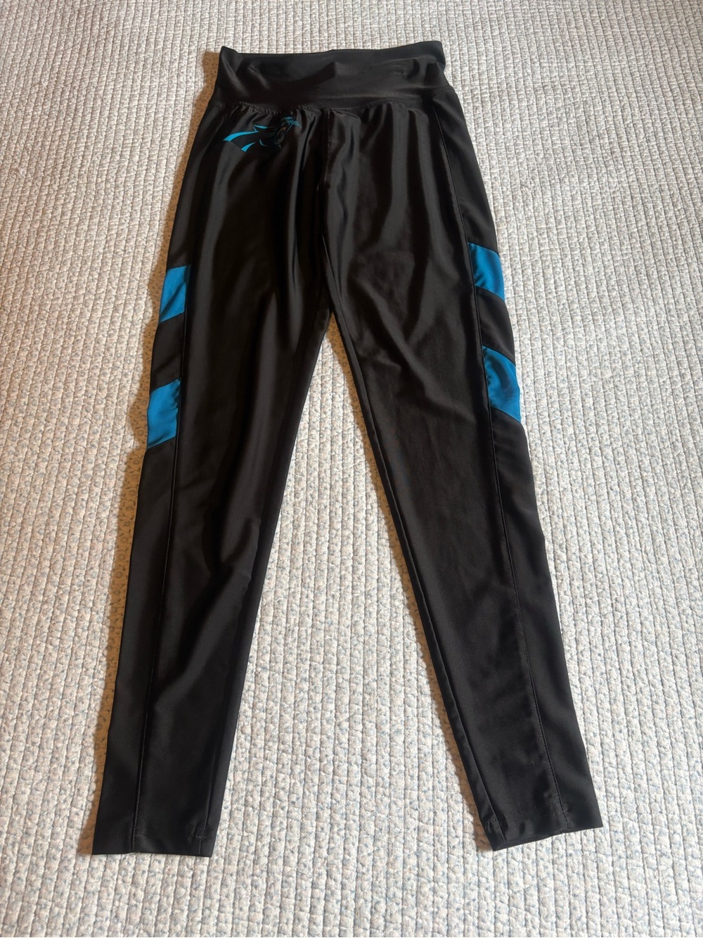NFL Panthers Team Apparel Black Leggings